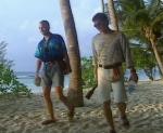 Morten and Håvard in the Maldives - Still from Vallhall DVD