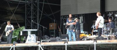 Soundcheck, Frognerparken, Oslo, 25 August - Photo by Lesley Jeavons